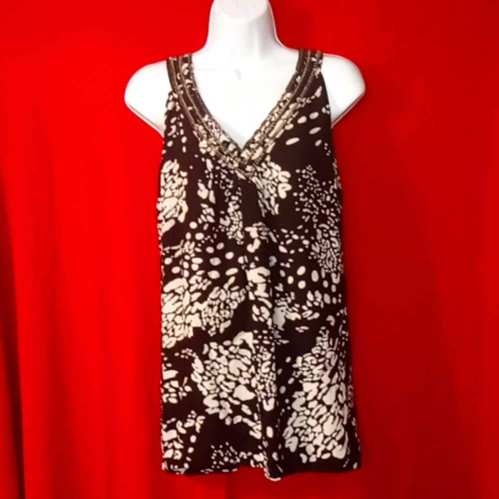 Lane Bryant beaded V-Neck blouse